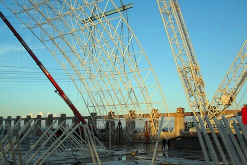 连云港网架一角